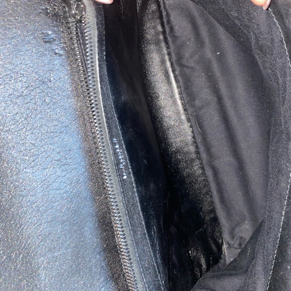 YSL COLLEGE LARGE IN QUILTED LEATHER ALL BLACK - Picture 5 of 14